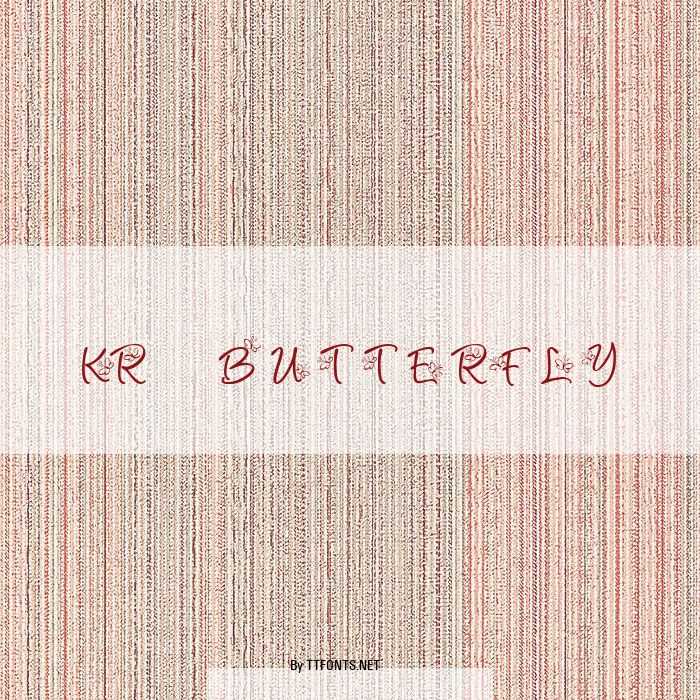 KR Butterfly example